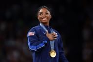Simone Biles of Team United States during the Olympic Games 2024 in Paris, France. (Photo by Getty Images)